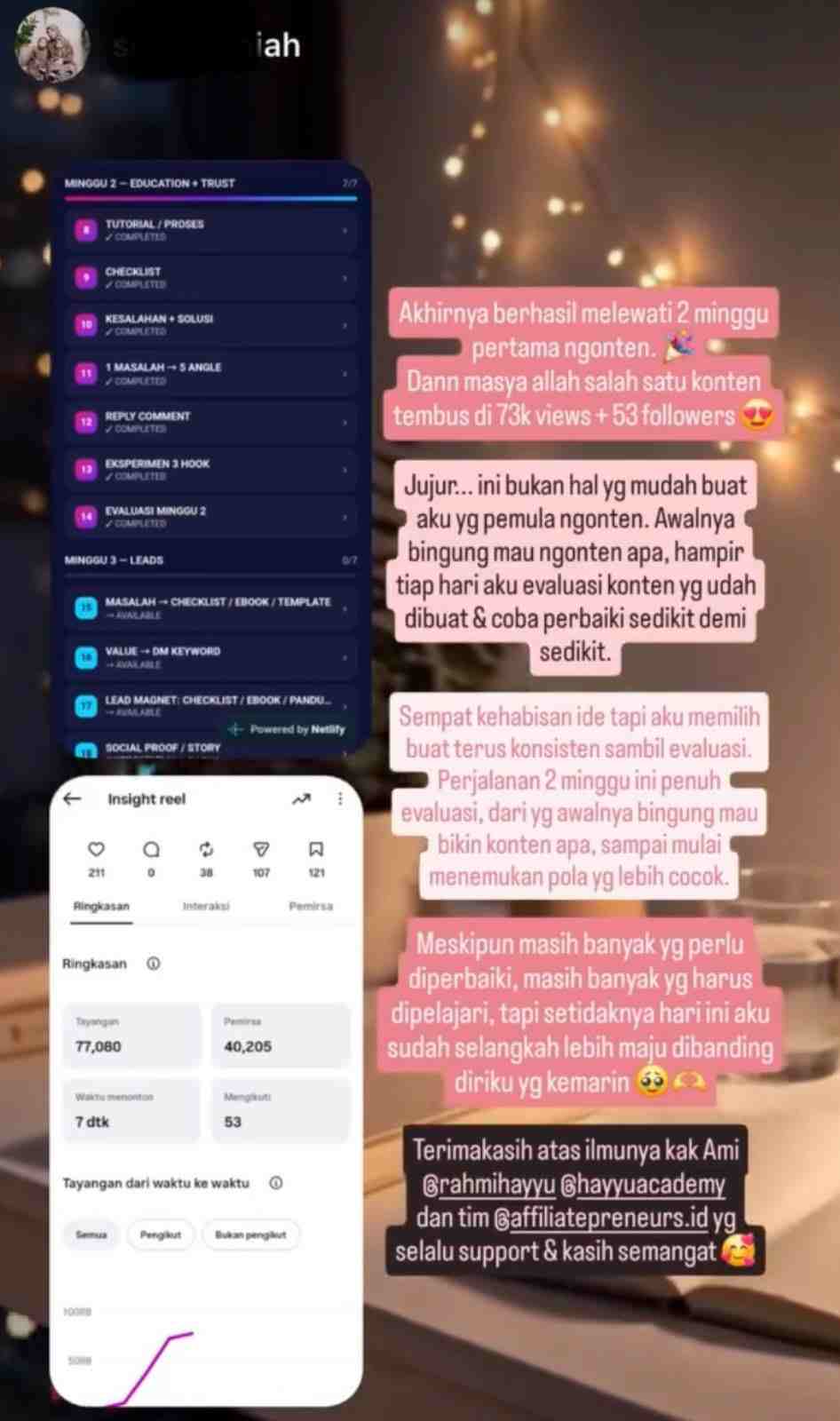 Testimoni FastTrack Ngonten 6
