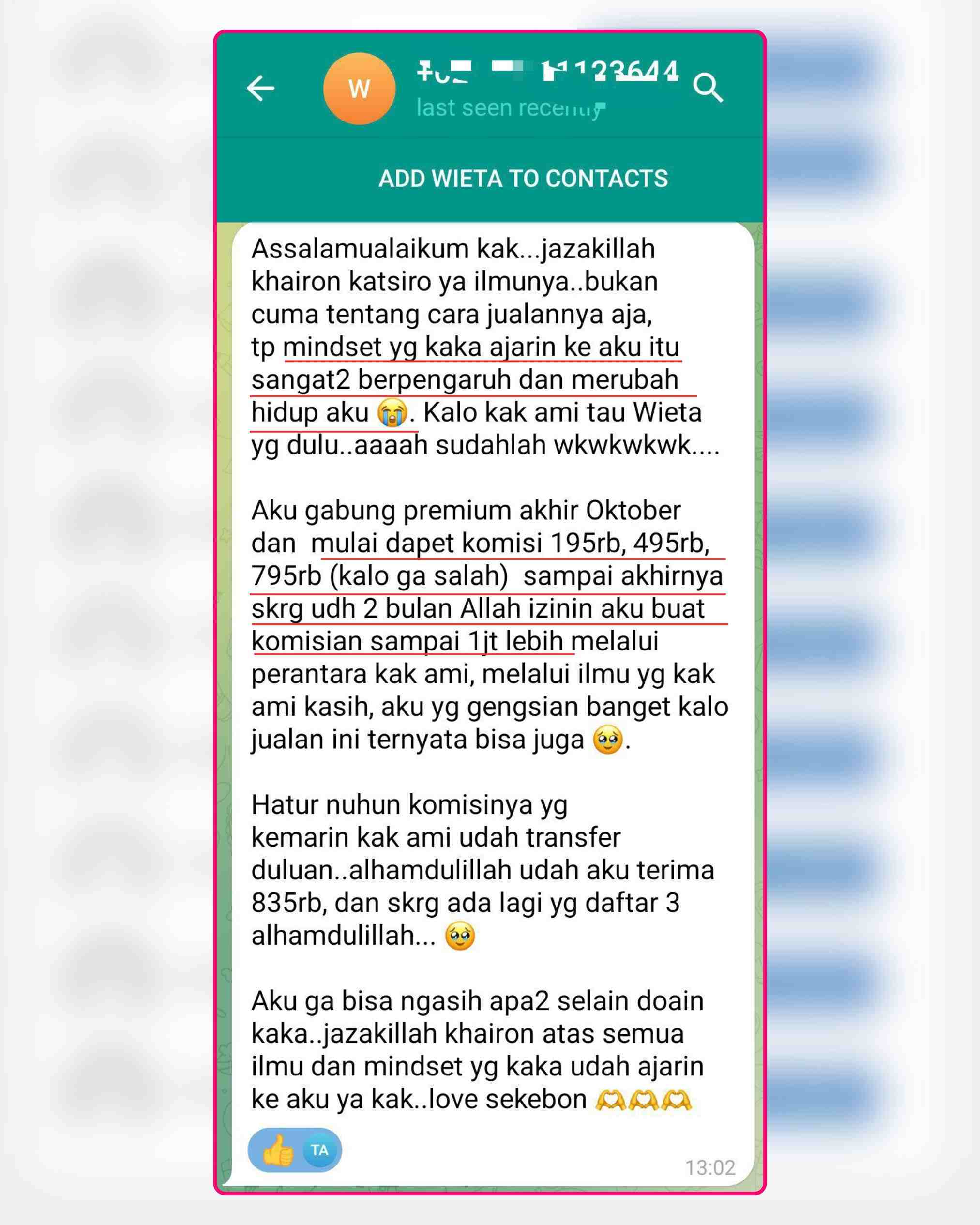 Testimoni Affiliatepreneurs 3