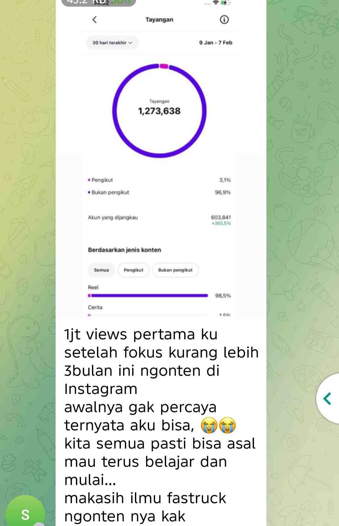 Testimoni FastTrack Ngonten 1