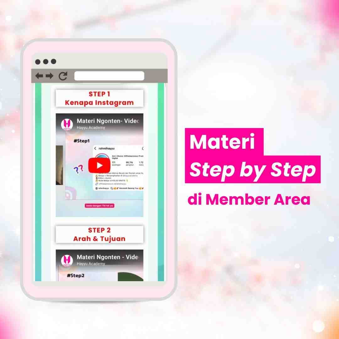 Screenshot Member Area / Akses Kelas